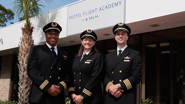 Delta Air Lines Propel Flight Academy ribbon cutting. Photo courtesy of Delta Air Lines.